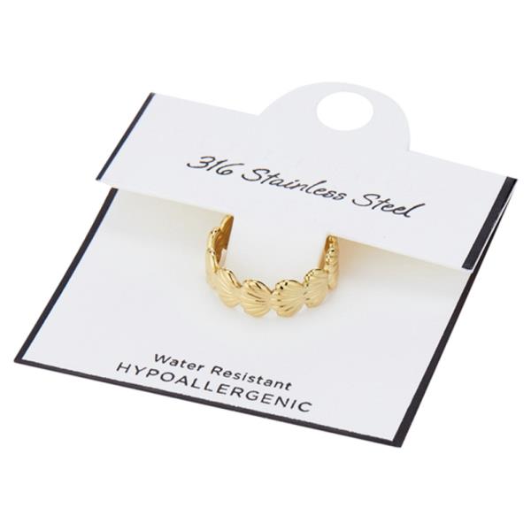 SECRET BOX 316 STAINLESS SHELL RING
