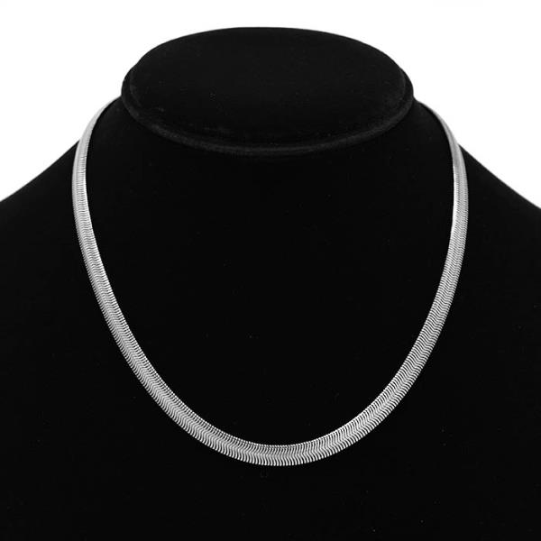 SECRET BOX HERRINGBONE CHAIN NECKLACE