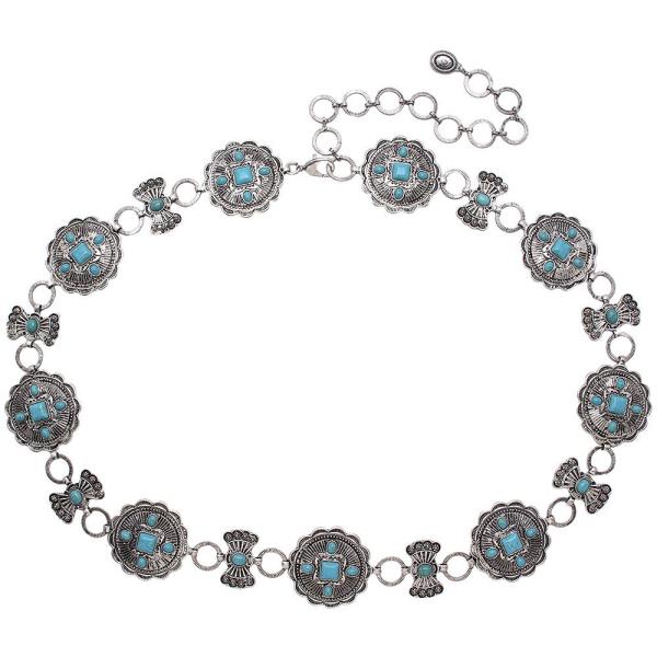 WESTERN STYLE TQ STONE CHAIN BELT