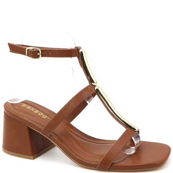 METAL T BAR SANDAL HEEL 12 PAIRS