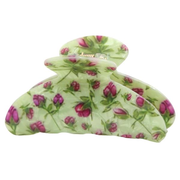 FLOWER HAIR CLAW JAW CLIP