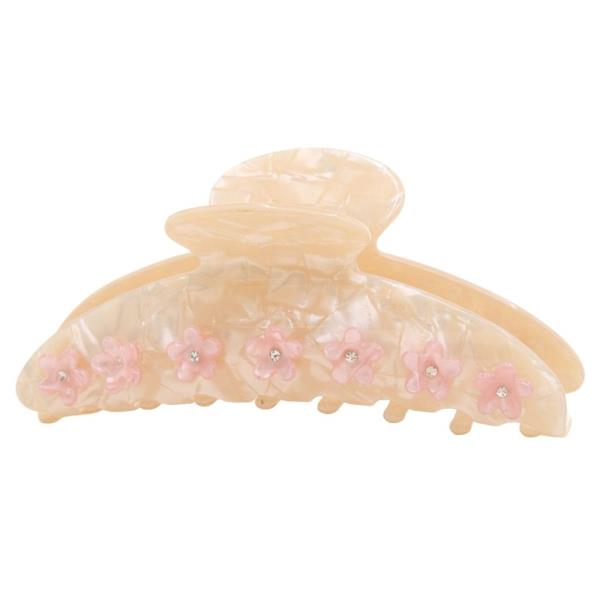 FLOWER HAIR CLAW JAW CLIP