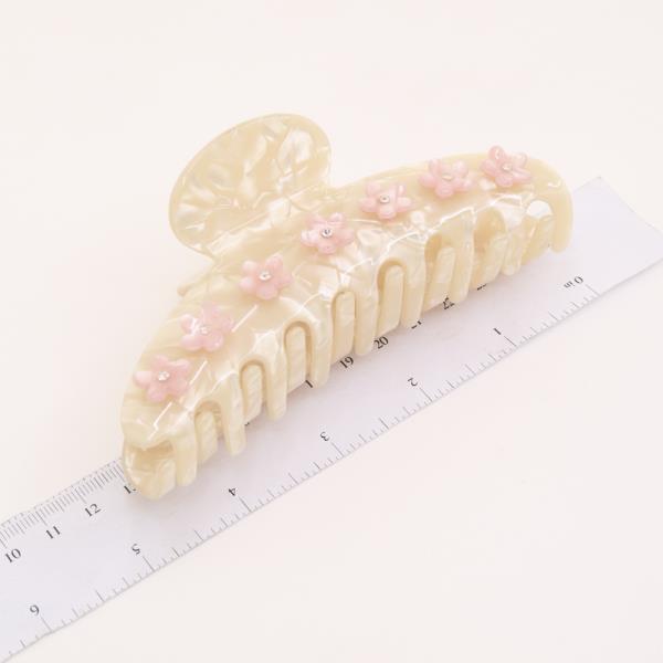 FLOWER HAIR CLAW JAW CLIP