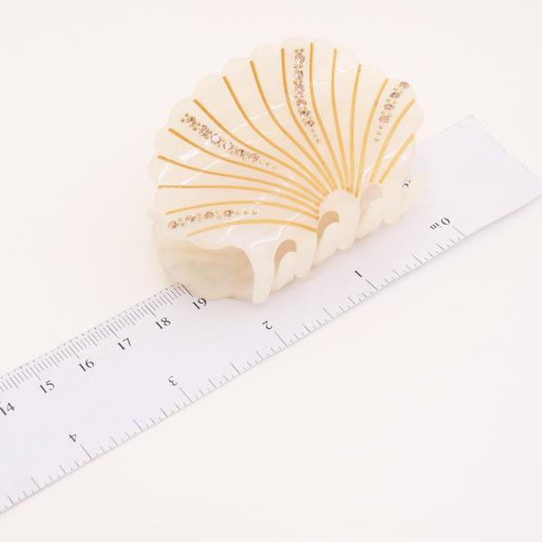 SHELL HAIR CLAW JAW CLIP