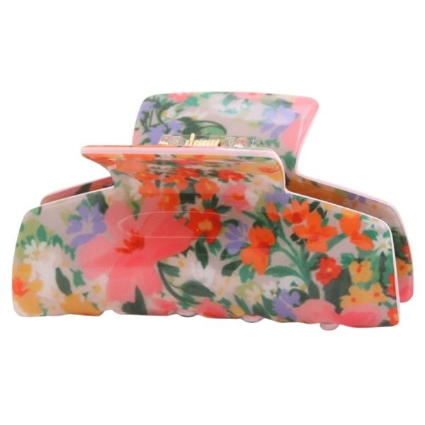 FLOWER HAIR CLAW JAW CLIP