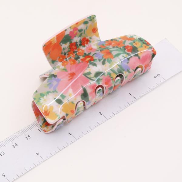 FLOWER HAIR CLAW JAW CLIP