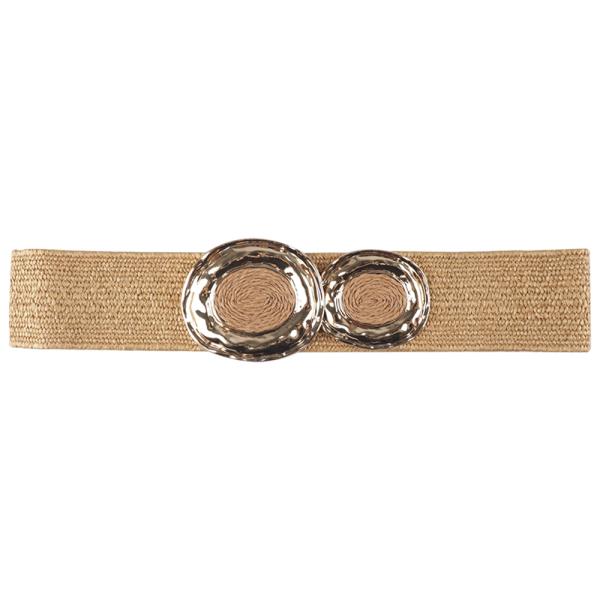 DOUBLE ROUND METAL BELT