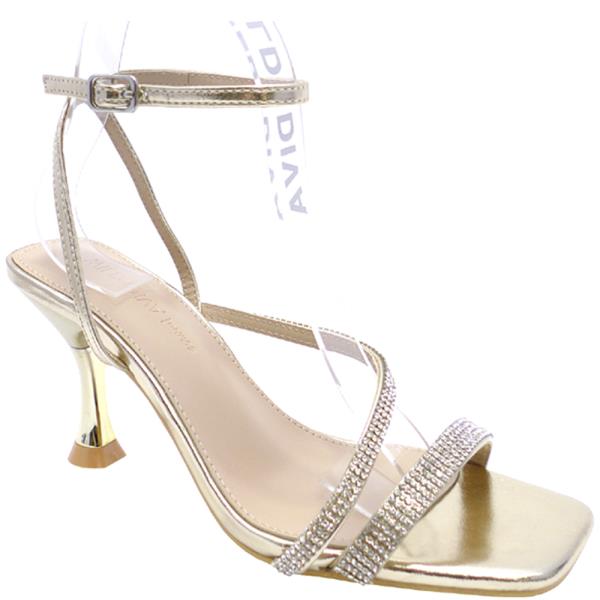 RHINESTONE ANKLE OPEN HEEL 12 PAIRS