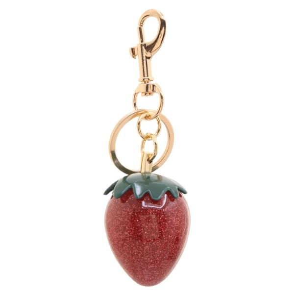 STRAWBERRY BAG CHARM KEYCHAIN