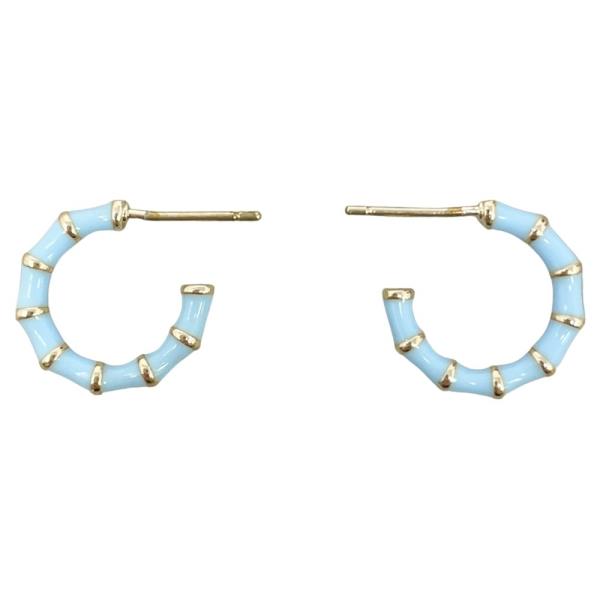 TQ BAMBOO C HOOP EARRING