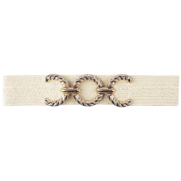 FASHION WOVEN TRIPLE DESIGN BELT