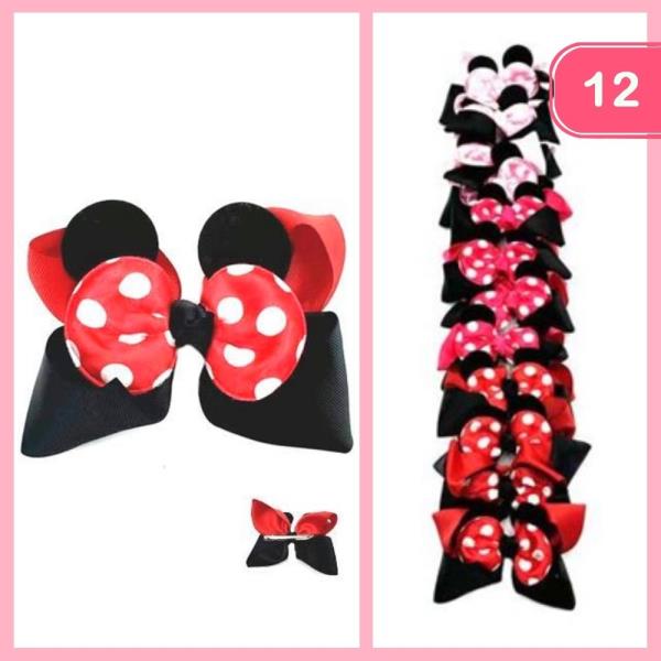 HAIR BOW PIN (12 UNITS)