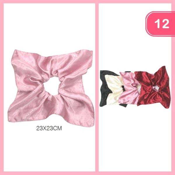 SILK HAIR TIE (12 UNITS)