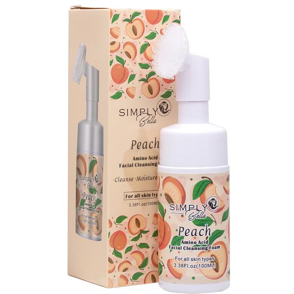 SIMPLY BELLA PEACH AMINO ACID FACIAL CLEANSING FOAM