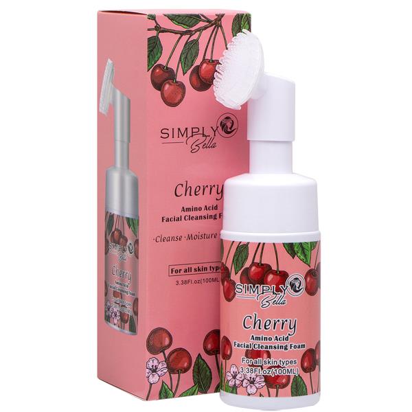 SIMPLY BELLA CHERRY AMINO ACID FACIAL CLEANSING FOAM