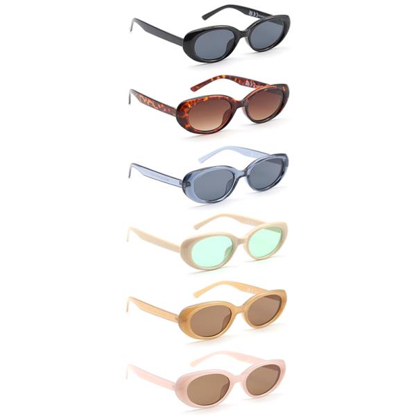 OVAL CHIC SUNGLASSES 1DZ
