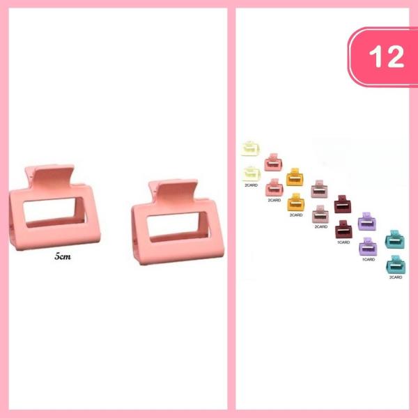 HAIR CLAW CLIP (12 UNITS)