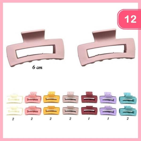 HAIR CLAW CLIP (12 UNITS)