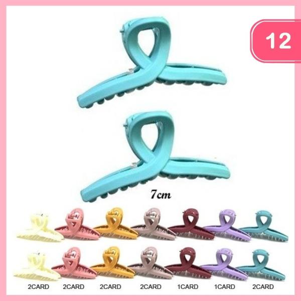 HAIR CLAW CLIP (12 UNITS)