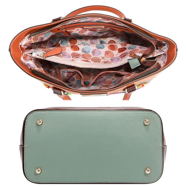 NICOLE LEE SUN AND SAND SHOPPER TOTE BAG