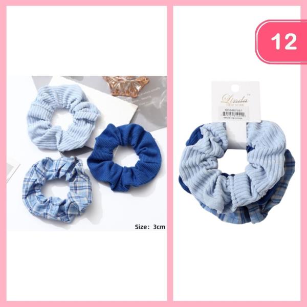 HAIR SCRUNCHIE SET (12 UNITS)