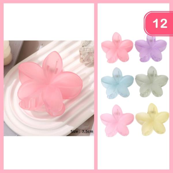 HAWAIIAN HAIR CLAW CLIP (12 UNITS)