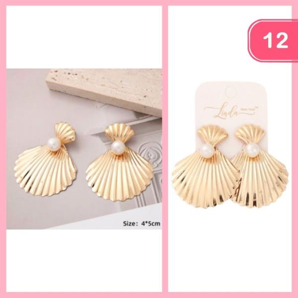 SHELL EARRING (12 UNITS)