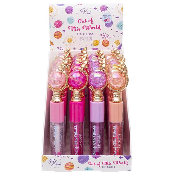 PX LOOK OUT OF THIS WORLD LIP GLOSS (24 UNITS)