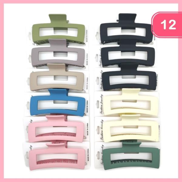 HAIR CLAW CLIP (12 UNITS)