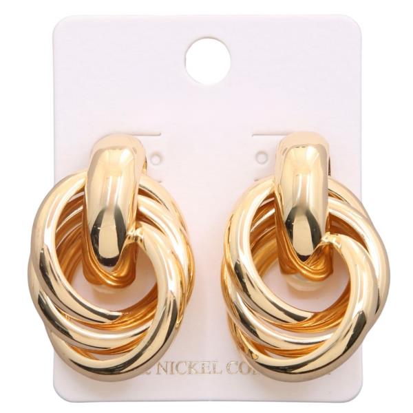 MULTI HOOP METAL EARRING