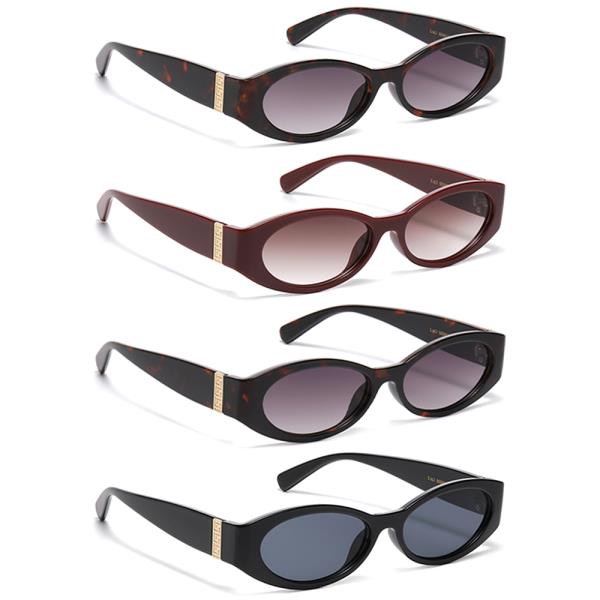 OVAL ROUNDED SUNGLASSES 1DZ
