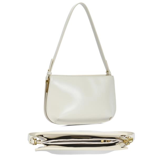 SMOOTH PLAIN SHOULDER BAG