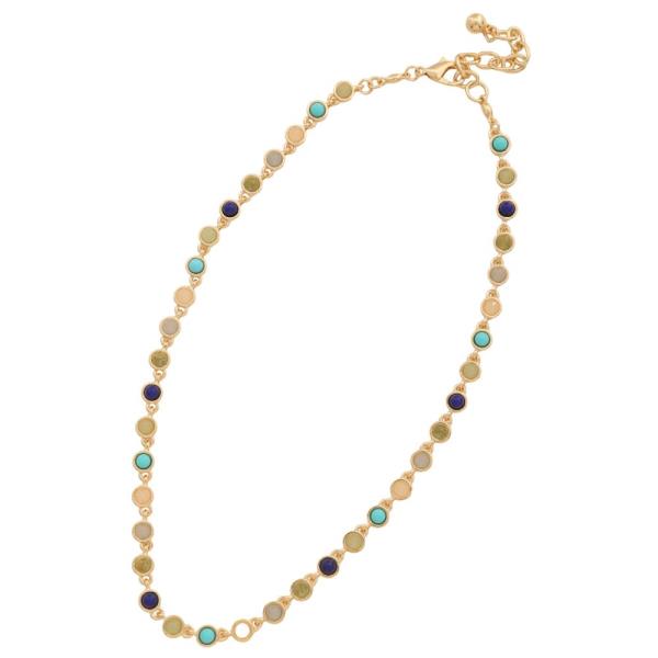 RHINESTONE TENNIS NECKLACE EARRING SET