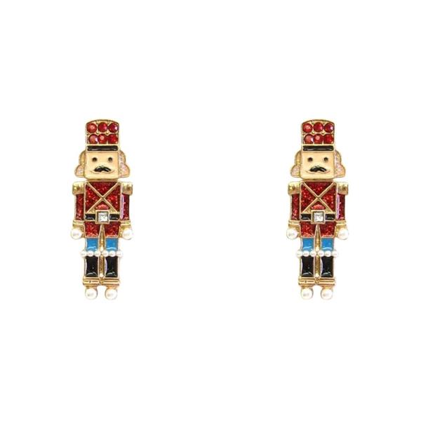 CHRISTMAS NUTCRACKER EARRING