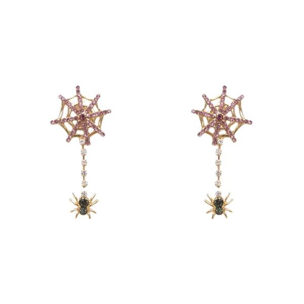 HALLOWEEN SPIDER DANGLE EARRING