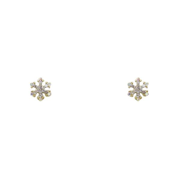 CHRISTMAS SNOWFLAKE STUD EARRING