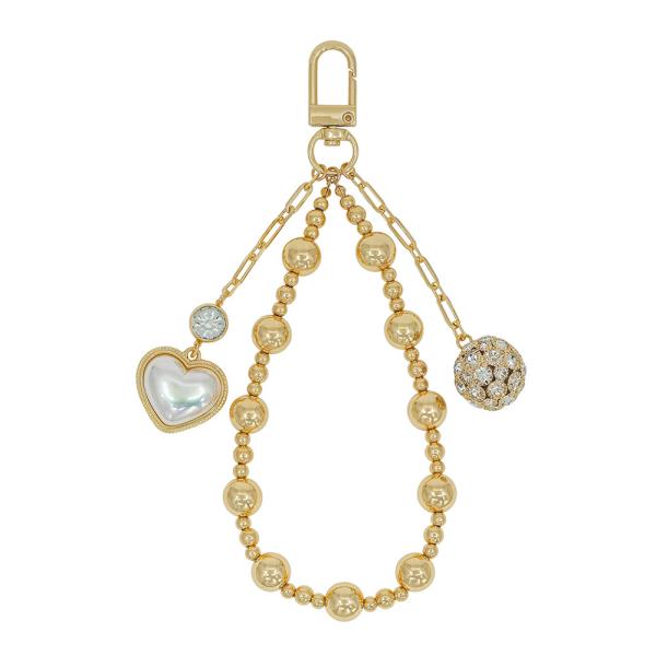 10MM CCB/HEART/CRYSTAL BALL CHAIN BAG & KEY CHARM