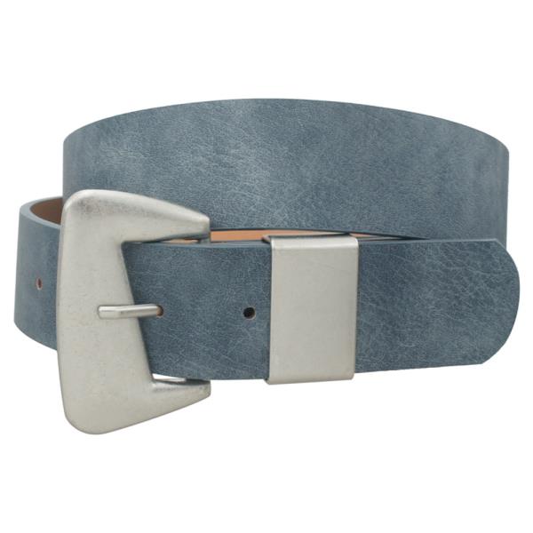 IRRECULAR ANGLED FAN FLAT BUCKLE LOOP BELT