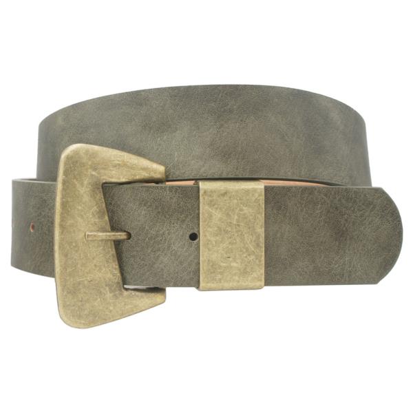 IRREGULAR ANGLED FAN FLAT BUCKLE LOOP BELT