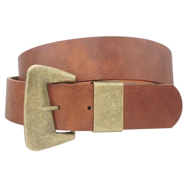 IRREGULAR ANGLED FAN FLAT BUCKLE LOOP BELT