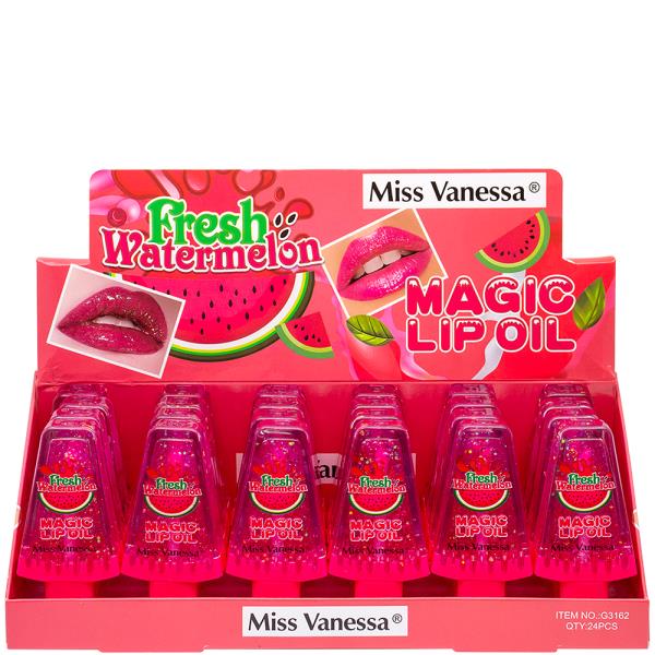MISS VANESSA FRESH WATERMELON MAGIC LIP OIL (24 UNITS)