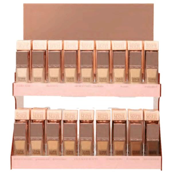 BEAUTY CREATION FOUNDATION BRUSH ACRYLIC DISPLAY SET