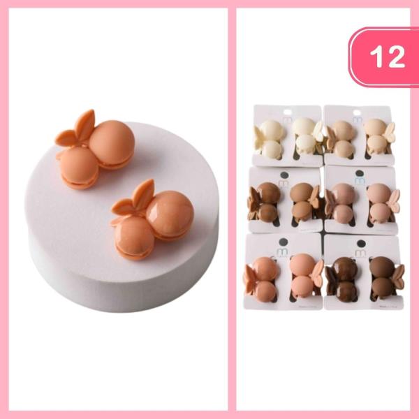 MATTE MIX CHERRY CLAW CLIP (12 UNITS)