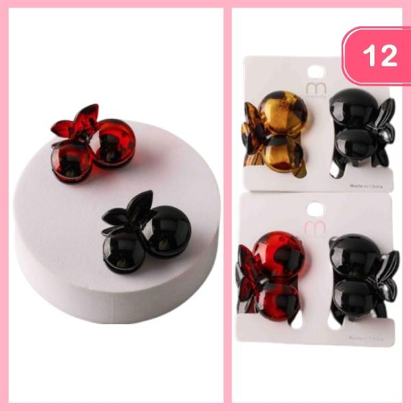 TORTOISE CHERRY CLAW CLIP (12 UNITS)