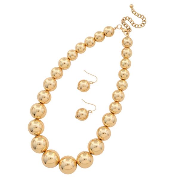 BALL BEAD NECKLACE