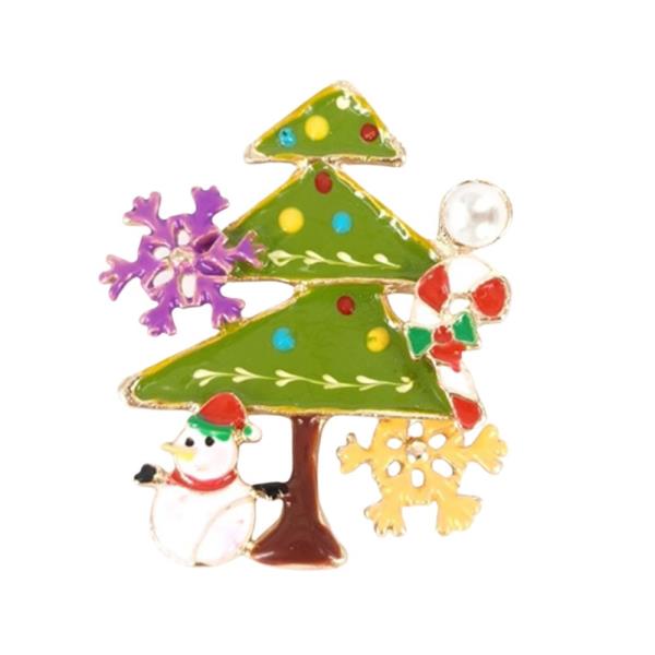 CHRISTMAS TREE BROOCH