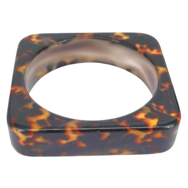 ACETATE BANGLE SQUARE SHAPE BRACELET