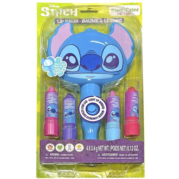 STITCH LIGHT UP MIRROR WITH 4 LIP BALMS