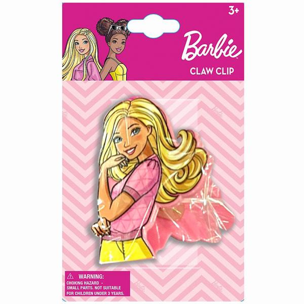 BARBIE CHARACTER SHAPED HAIR CLAW CLIP