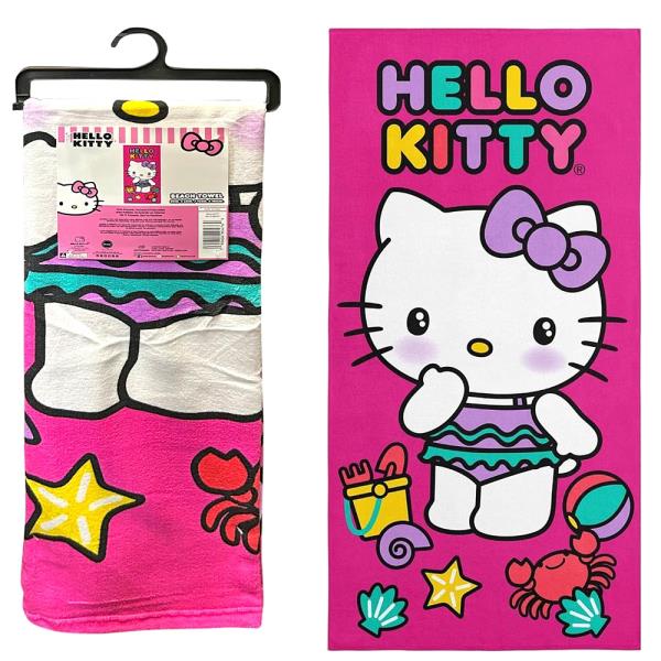 HELLO KITTY BEACH MICROFIBER BEACH TOWEL